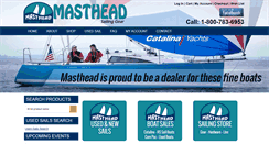 Desktop Screenshot of mastheadsailinggear.com